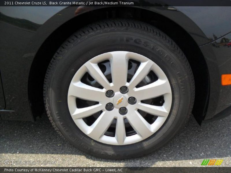 Black Granite Metallic / Jet Black/Medium Titanium 2011 Chevrolet Cruze LS