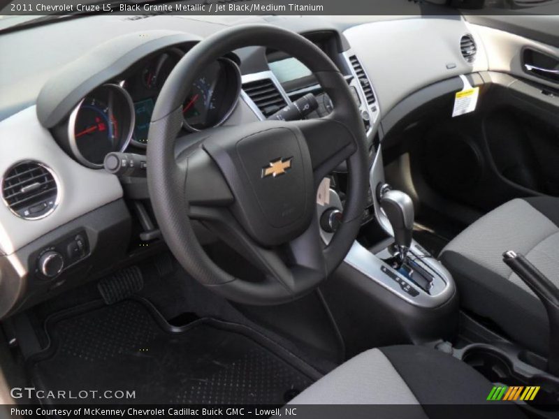 Black Granite Metallic / Jet Black/Medium Titanium 2011 Chevrolet Cruze LS