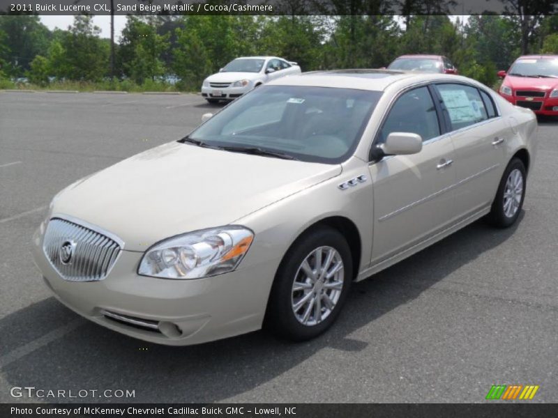 Sand Beige Metallic / Cocoa/Cashmere 2011 Buick Lucerne CXL