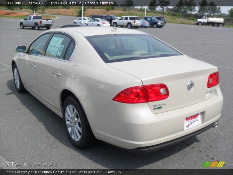 Sand Beige Metallic / Cocoa/Cashmere 2011 Buick Lucerne CXL