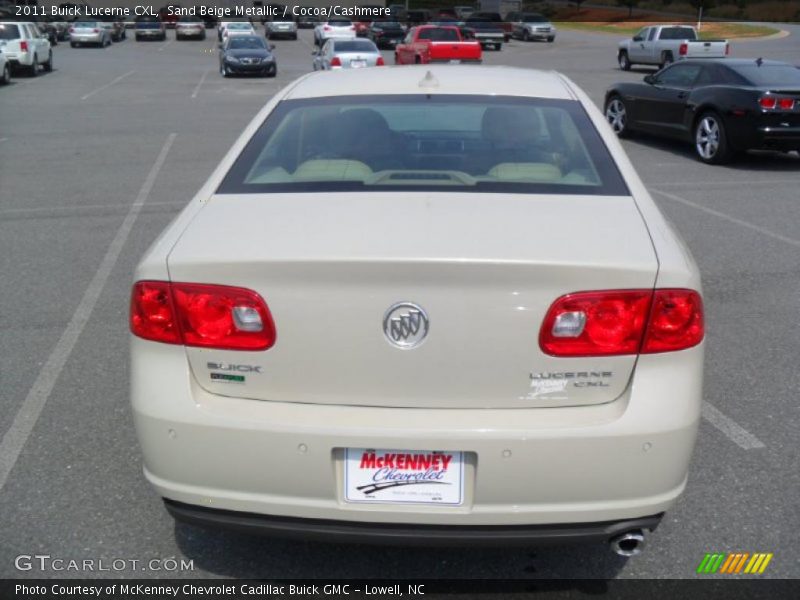 Sand Beige Metallic / Cocoa/Cashmere 2011 Buick Lucerne CXL