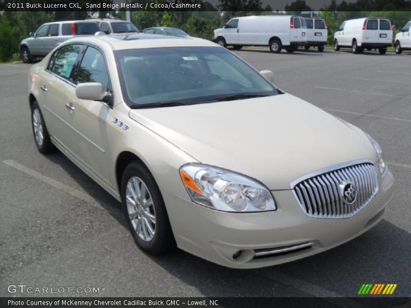 Sand Beige Metallic / Cocoa/Cashmere 2011 Buick Lucerne CXL