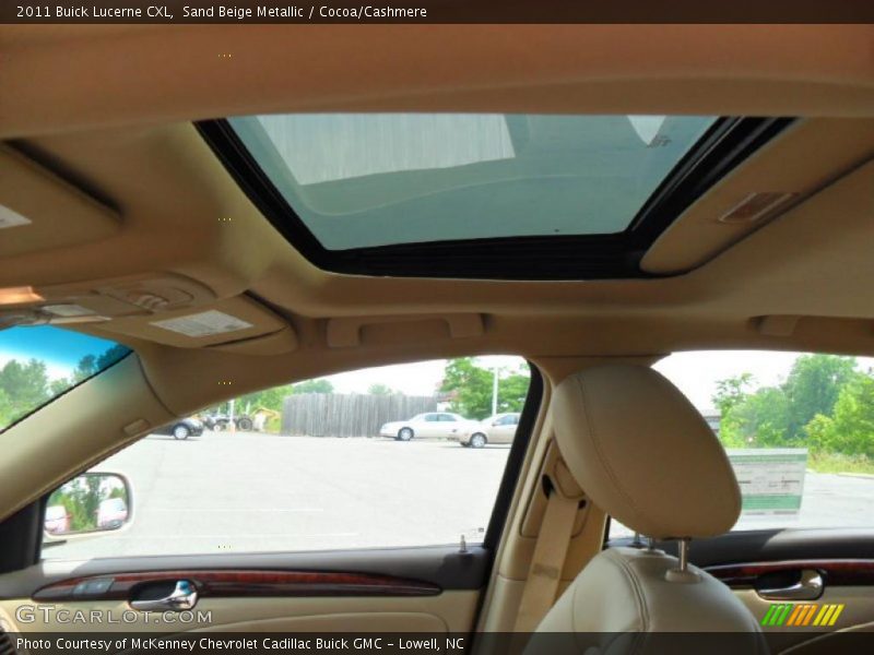 Sand Beige Metallic / Cocoa/Cashmere 2011 Buick Lucerne CXL