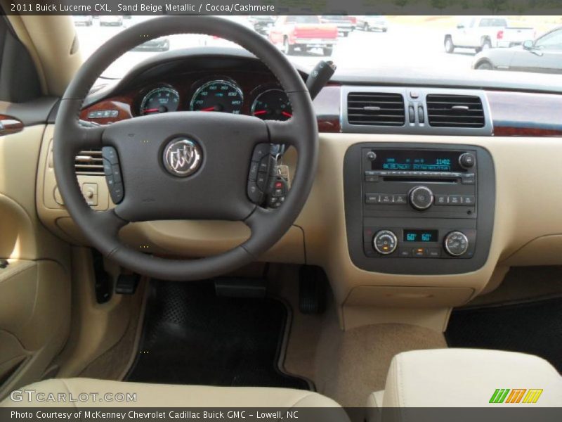 Sand Beige Metallic / Cocoa/Cashmere 2011 Buick Lucerne CXL
