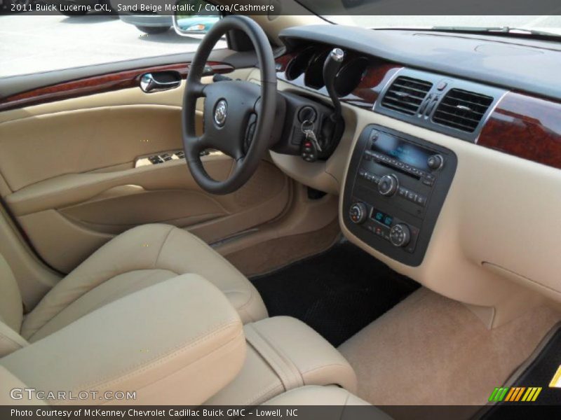 Sand Beige Metallic / Cocoa/Cashmere 2011 Buick Lucerne CXL
