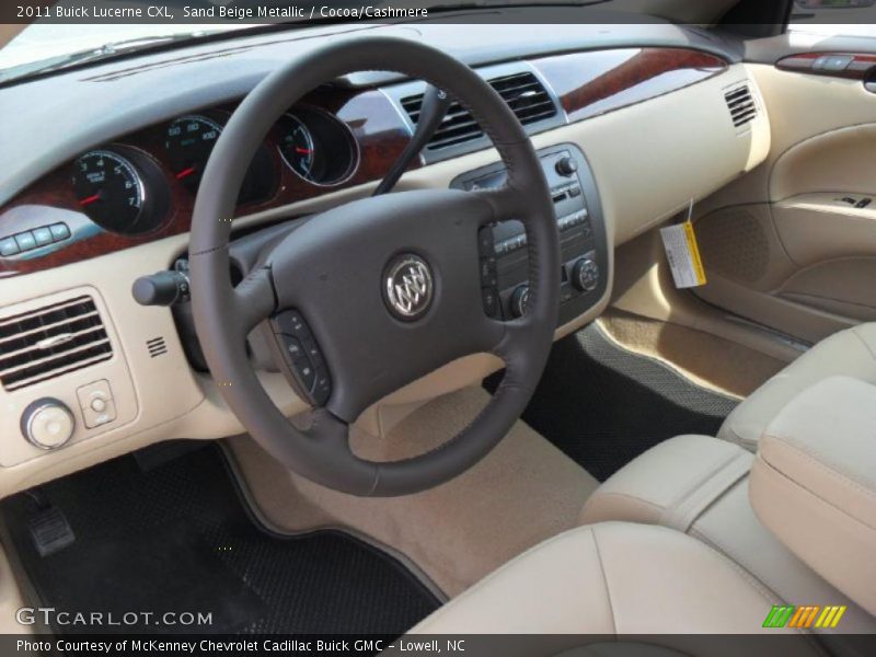 Sand Beige Metallic / Cocoa/Cashmere 2011 Buick Lucerne CXL