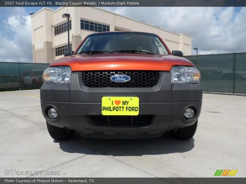 Blazing Copper Metallic / Medium/Dark Pebble 2007 Ford Escape XLT V6