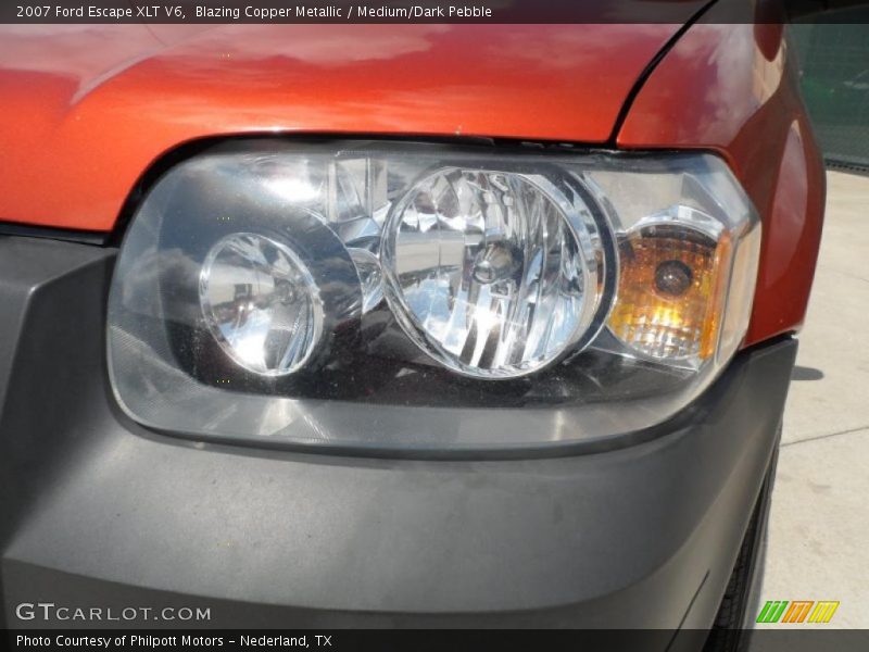 Blazing Copper Metallic / Medium/Dark Pebble 2007 Ford Escape XLT V6