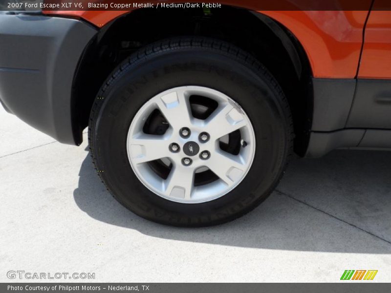 Blazing Copper Metallic / Medium/Dark Pebble 2007 Ford Escape XLT V6