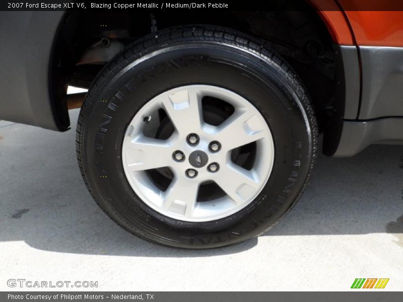 Blazing Copper Metallic / Medium/Dark Pebble 2007 Ford Escape XLT V6
