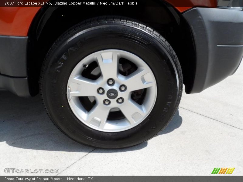 Blazing Copper Metallic / Medium/Dark Pebble 2007 Ford Escape XLT V6
