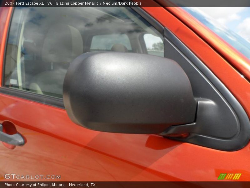 Blazing Copper Metallic / Medium/Dark Pebble 2007 Ford Escape XLT V6