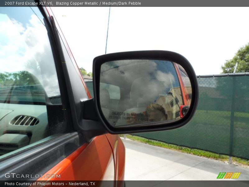 Blazing Copper Metallic / Medium/Dark Pebble 2007 Ford Escape XLT V6