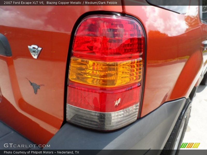 Blazing Copper Metallic / Medium/Dark Pebble 2007 Ford Escape XLT V6