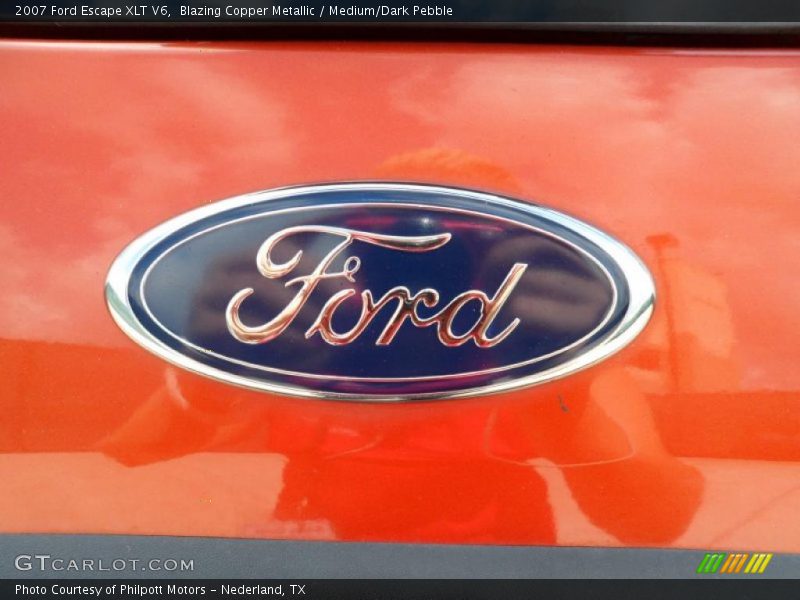 Blazing Copper Metallic / Medium/Dark Pebble 2007 Ford Escape XLT V6