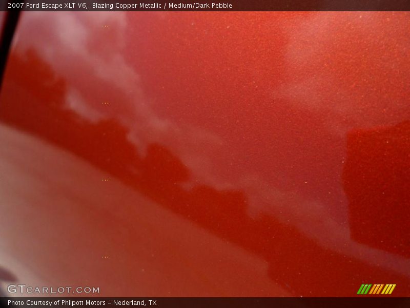 Blazing Copper Metallic / Medium/Dark Pebble 2007 Ford Escape XLT V6