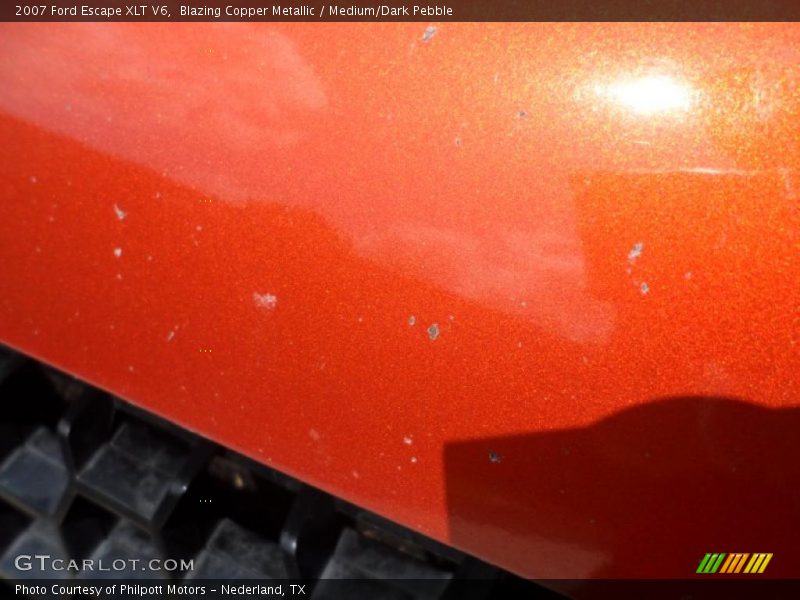 Blazing Copper Metallic / Medium/Dark Pebble 2007 Ford Escape XLT V6