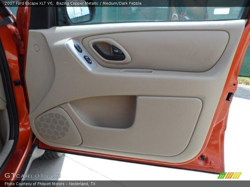 Blazing Copper Metallic / Medium/Dark Pebble 2007 Ford Escape XLT V6