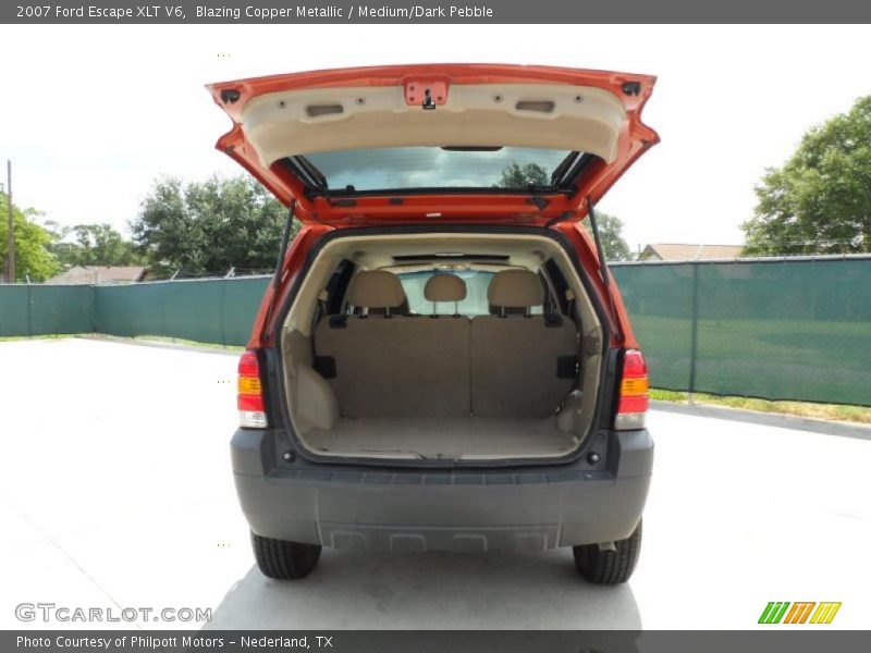 Blazing Copper Metallic / Medium/Dark Pebble 2007 Ford Escape XLT V6