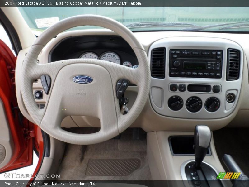 Blazing Copper Metallic / Medium/Dark Pebble 2007 Ford Escape XLT V6