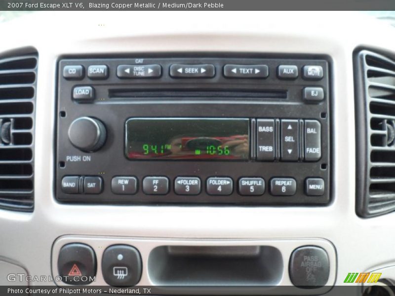 Blazing Copper Metallic / Medium/Dark Pebble 2007 Ford Escape XLT V6