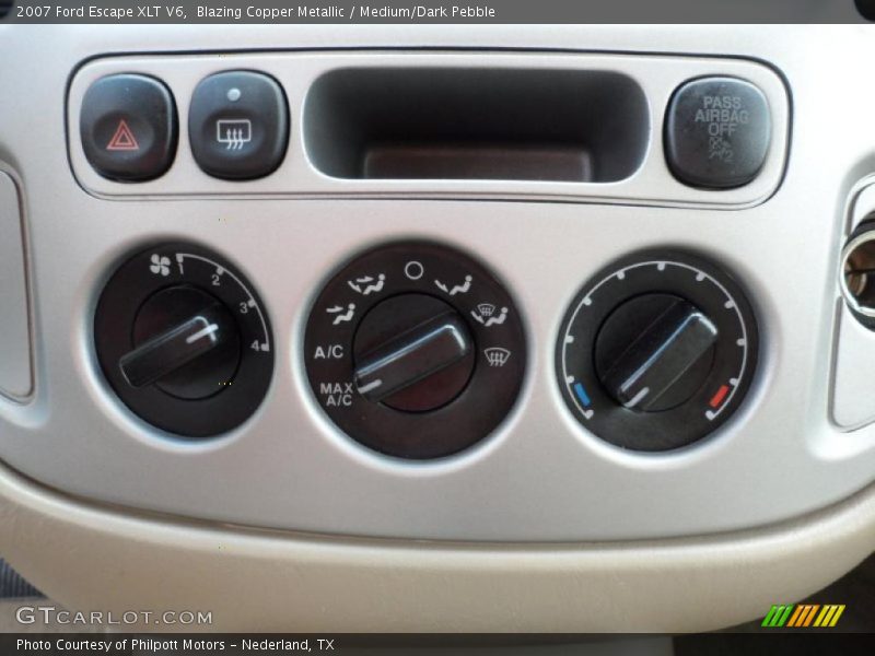 Blazing Copper Metallic / Medium/Dark Pebble 2007 Ford Escape XLT V6