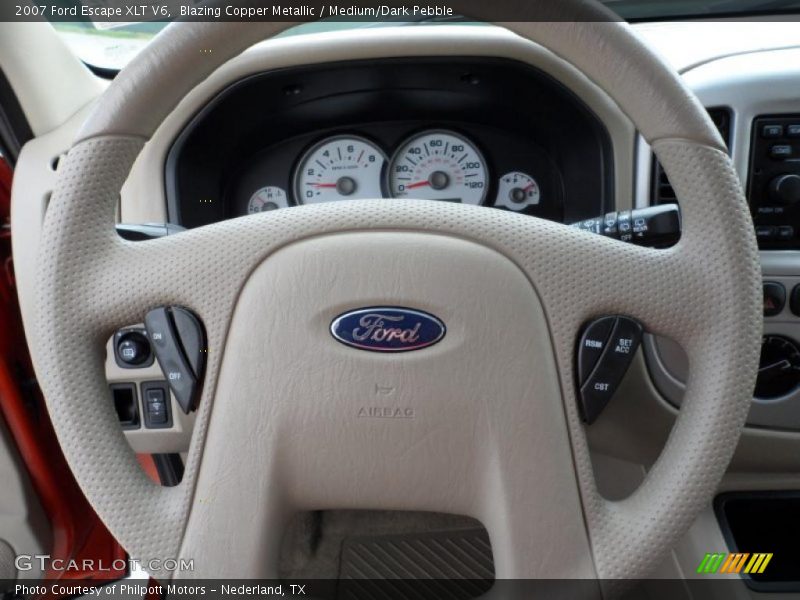 Blazing Copper Metallic / Medium/Dark Pebble 2007 Ford Escape XLT V6