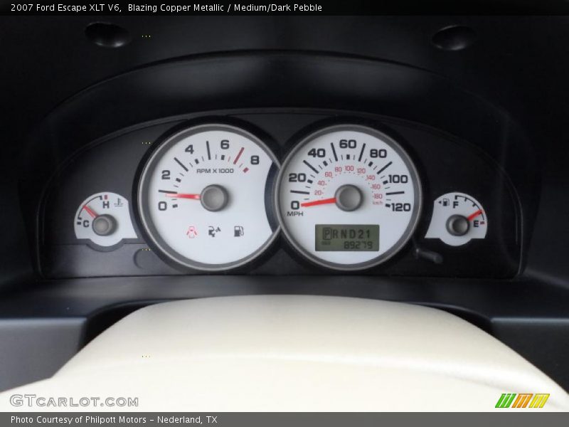 Blazing Copper Metallic / Medium/Dark Pebble 2007 Ford Escape XLT V6