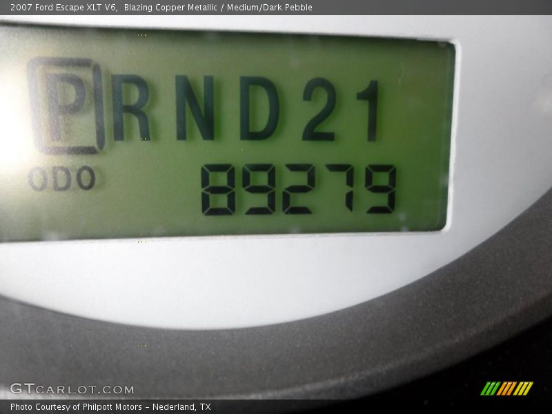 Blazing Copper Metallic / Medium/Dark Pebble 2007 Ford Escape XLT V6