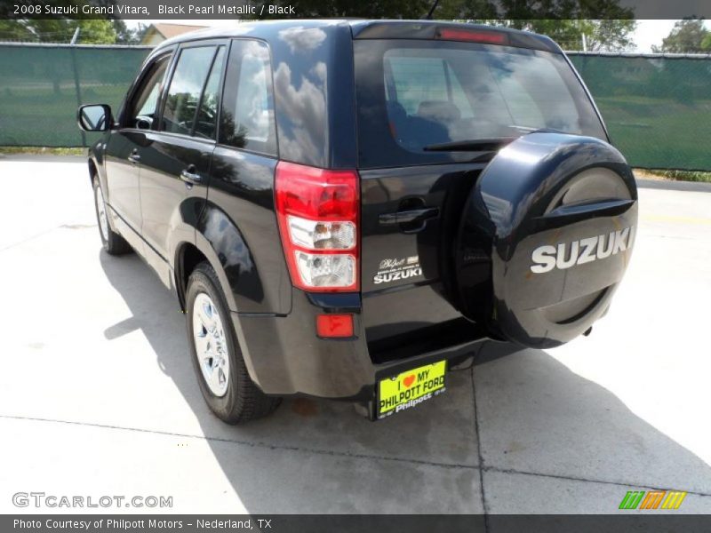 Black Pearl Metallic / Black 2008 Suzuki Grand Vitara