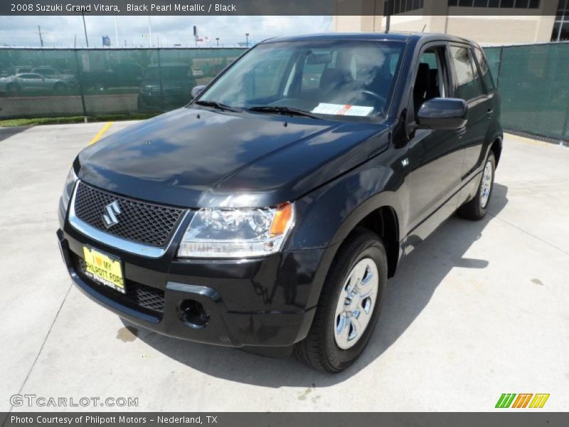 Black Pearl Metallic / Black 2008 Suzuki Grand Vitara
