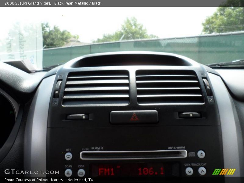 Black Pearl Metallic / Black 2008 Suzuki Grand Vitara