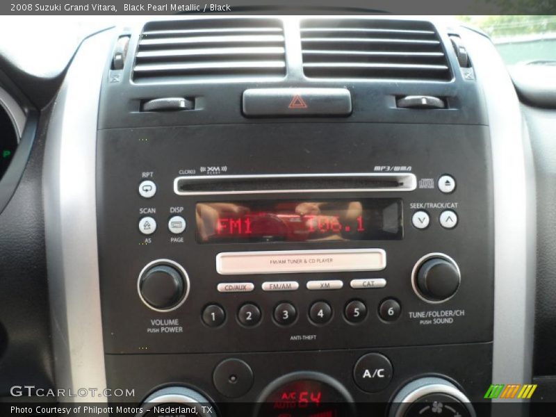 Black Pearl Metallic / Black 2008 Suzuki Grand Vitara