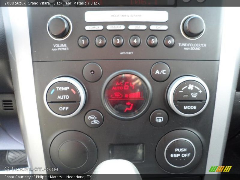 Black Pearl Metallic / Black 2008 Suzuki Grand Vitara