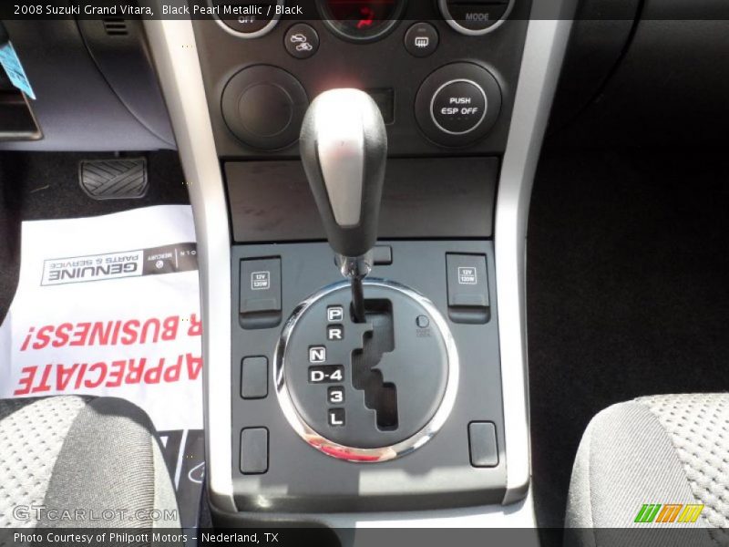 Black Pearl Metallic / Black 2008 Suzuki Grand Vitara