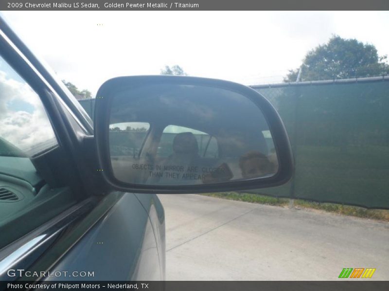 Golden Pewter Metallic / Titanium 2009 Chevrolet Malibu LS Sedan