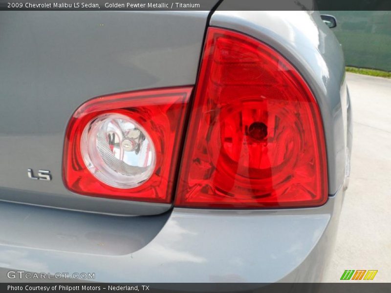Golden Pewter Metallic / Titanium 2009 Chevrolet Malibu LS Sedan
