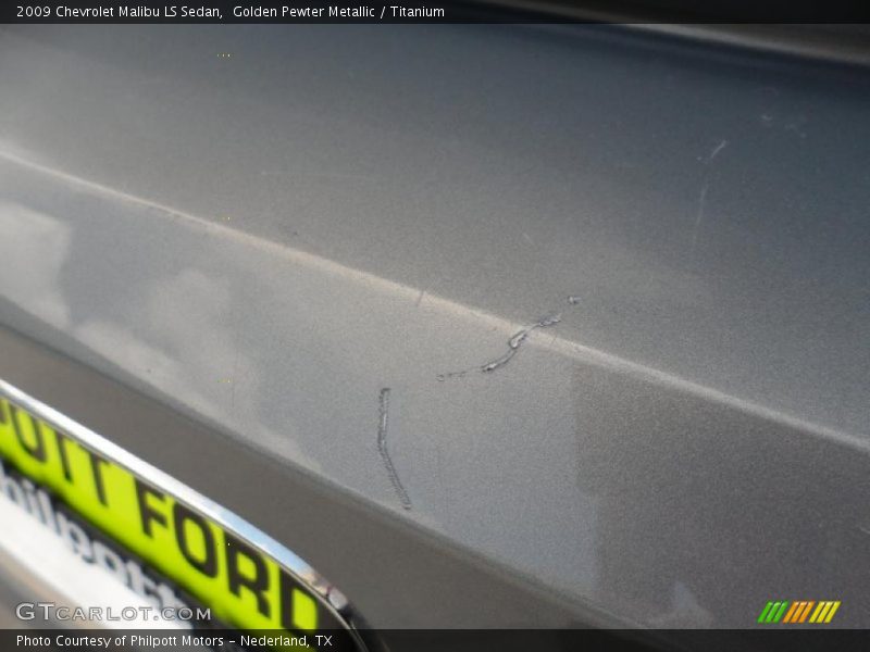 Golden Pewter Metallic / Titanium 2009 Chevrolet Malibu LS Sedan