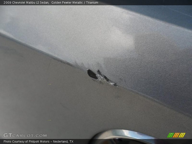 Golden Pewter Metallic / Titanium 2009 Chevrolet Malibu LS Sedan