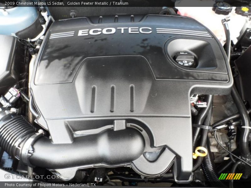 Golden Pewter Metallic / Titanium 2009 Chevrolet Malibu LS Sedan