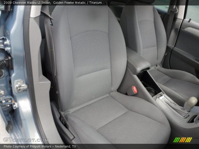 Golden Pewter Metallic / Titanium 2009 Chevrolet Malibu LS Sedan