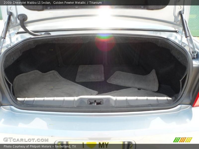 Golden Pewter Metallic / Titanium 2009 Chevrolet Malibu LS Sedan