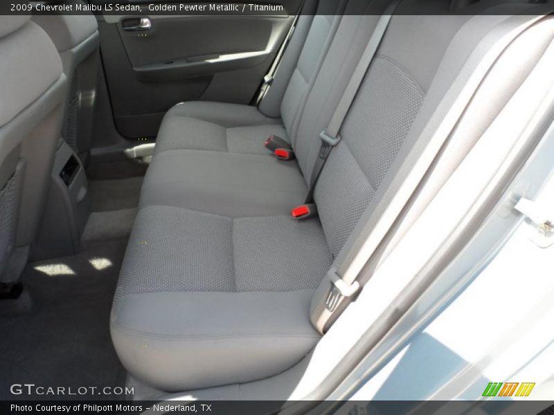 Golden Pewter Metallic / Titanium 2009 Chevrolet Malibu LS Sedan
