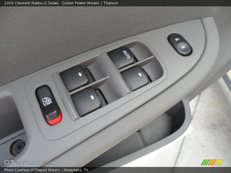 Golden Pewter Metallic / Titanium 2009 Chevrolet Malibu LS Sedan