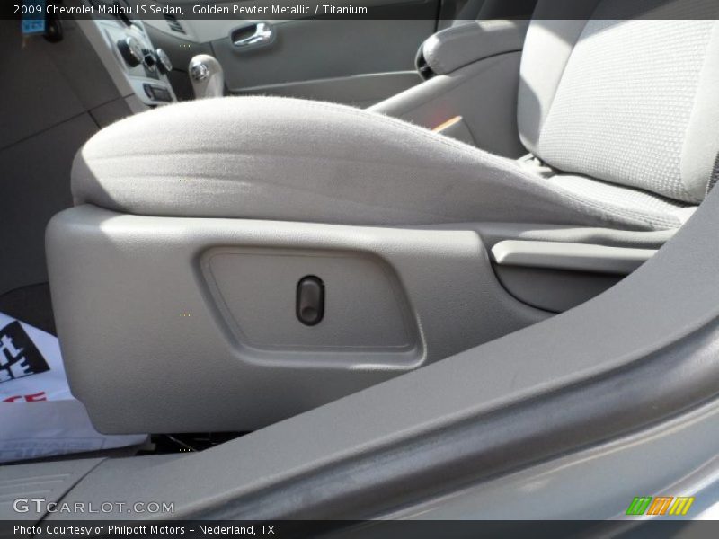 Golden Pewter Metallic / Titanium 2009 Chevrolet Malibu LS Sedan