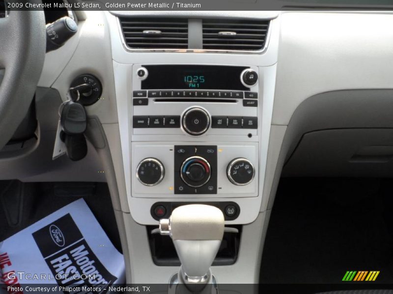 Golden Pewter Metallic / Titanium 2009 Chevrolet Malibu LS Sedan