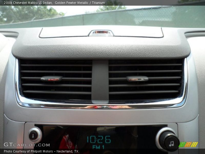Golden Pewter Metallic / Titanium 2009 Chevrolet Malibu LS Sedan