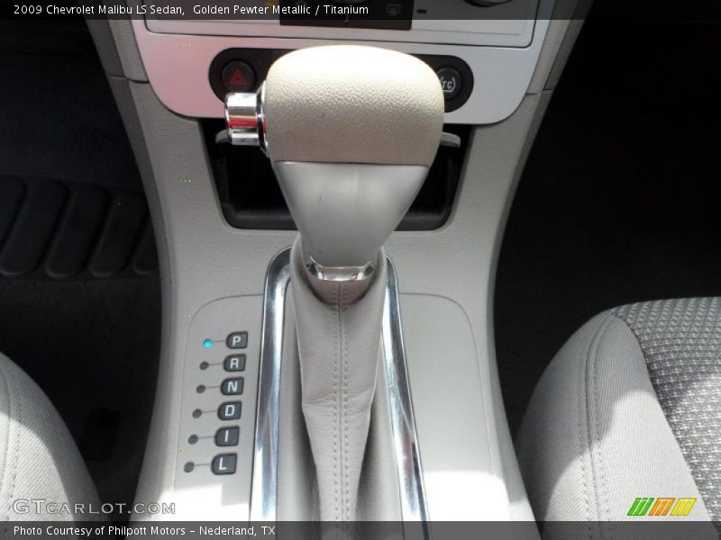 Golden Pewter Metallic / Titanium 2009 Chevrolet Malibu LS Sedan