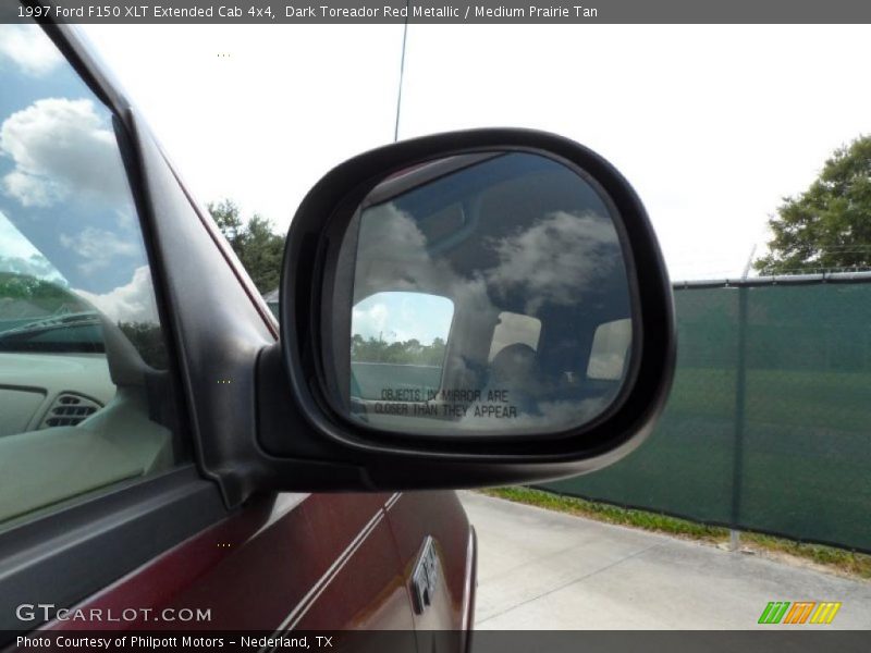Dark Toreador Red Metallic / Medium Prairie Tan 1997 Ford F150 XLT Extended Cab 4x4