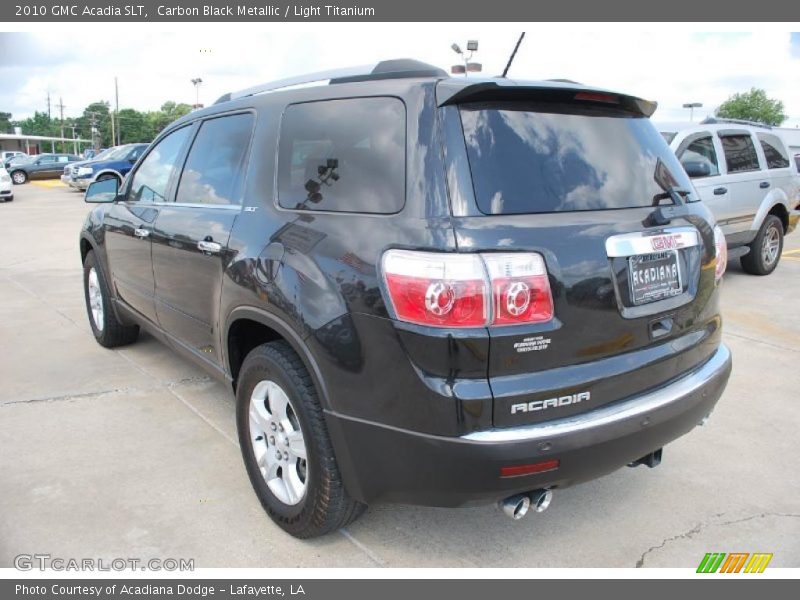 Carbon Black Metallic / Light Titanium 2010 GMC Acadia SLT